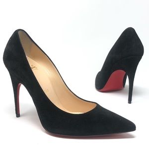 Louboutin Alminette 100 Veau Velours Pumps